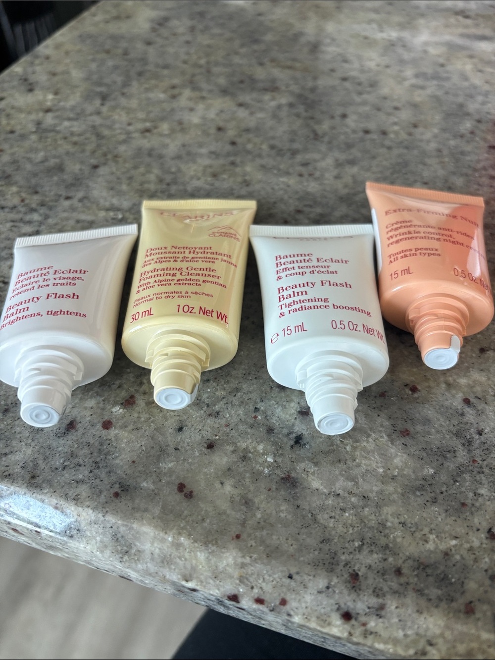 Clarins Skincare & Makeup Set with Red Cosmetic Case! - Picture 2 of 5
